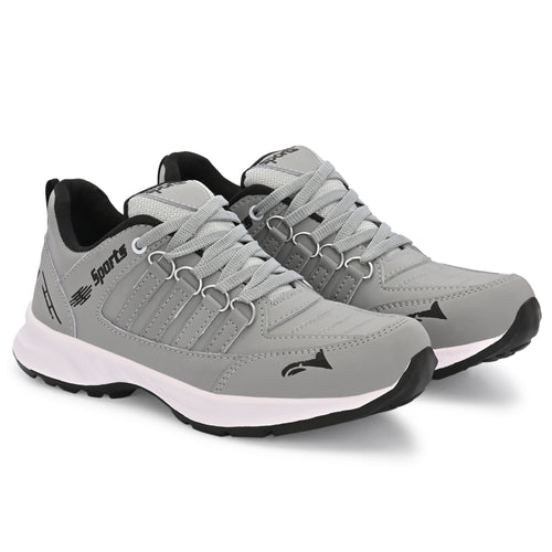 DYXX Grey Sport Sneaker – Lightweight Casual Running Shoe