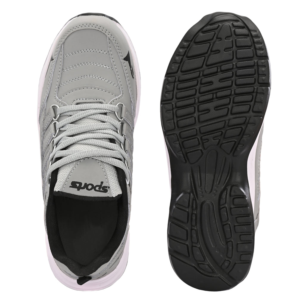 DYXX Grey Sport Sneaker – Lightweight Casual Running Shoe