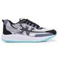 DYXX Abstract Sport Sneaker – White, Black & Blue
